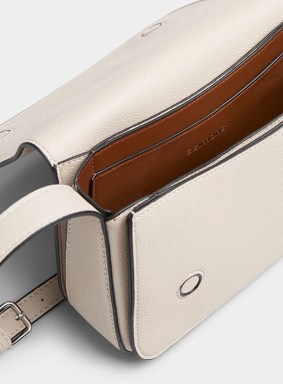 Structured crossbody bag