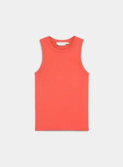 Structured fine knit sweater vest