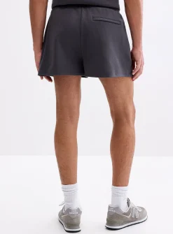 Structured jersey short