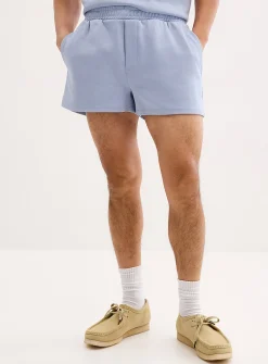 Structured jersey short