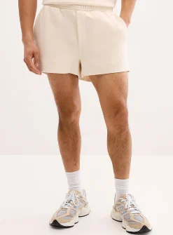 Structured jersey short