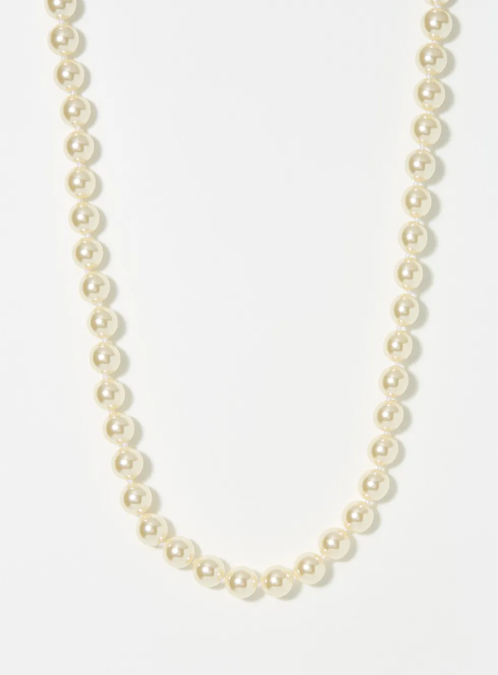 Stuart iridescent bead necklace