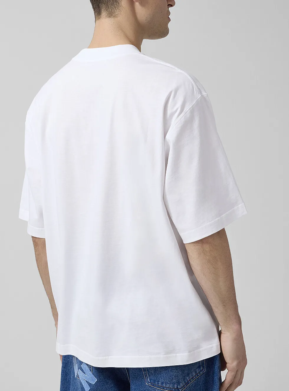 Stylized red logo T-shirt