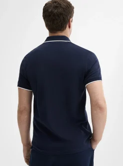 Summer embroidery piqué polo