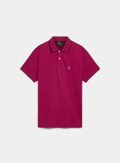 Summer embroidery piqué polo