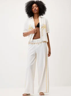 Summer embroidery shirt