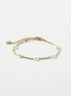 Summer flower beaded bracelet
