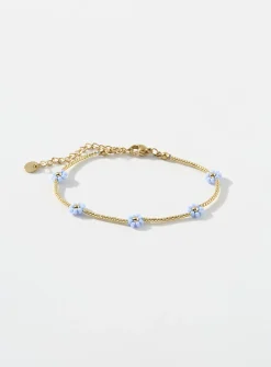 Summer flower beaded bracelet