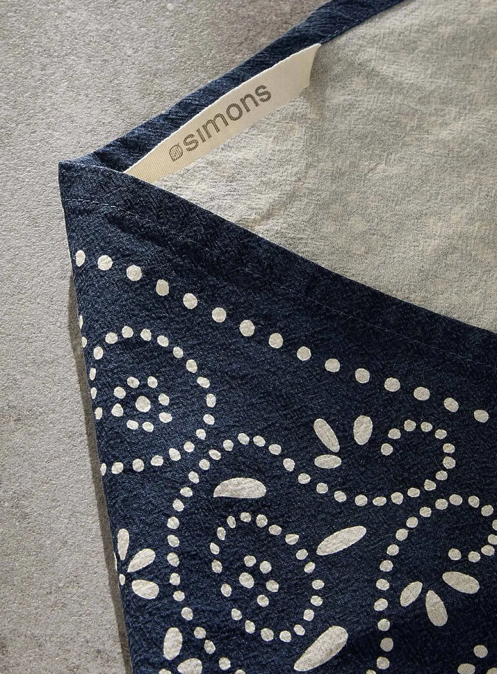 Summer flowers tea towel