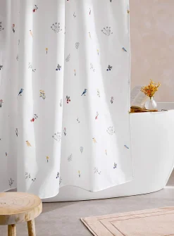 Summer garden shower curtain