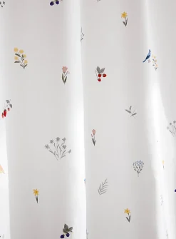 Summer garden shower curtain