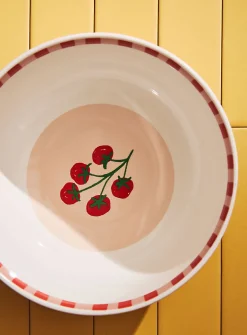 Summer pattern large bowl