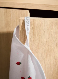 Summer patterned tea towel