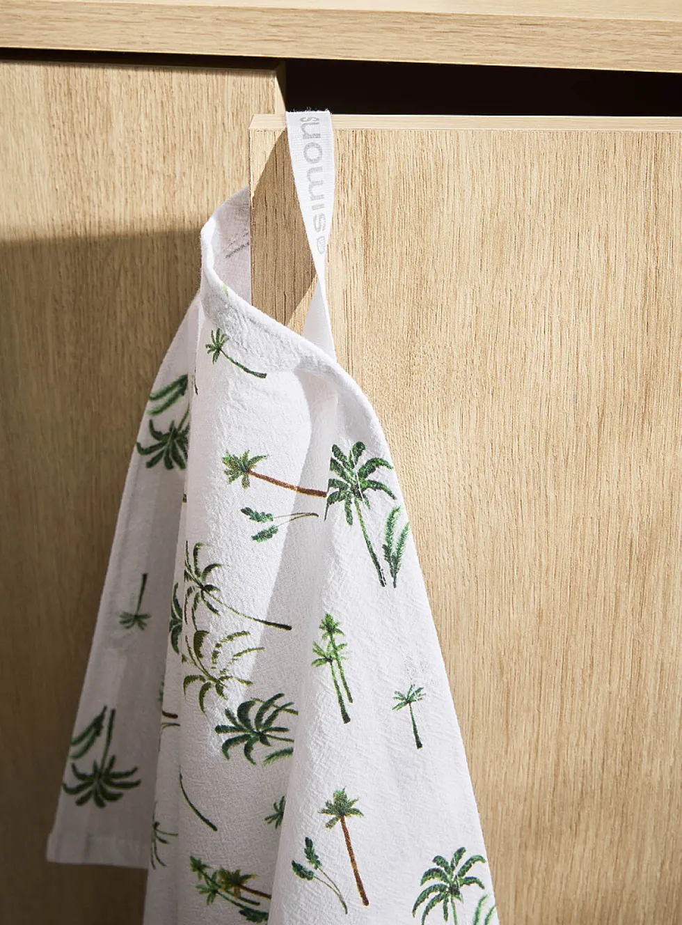 Summer patterned tea towel