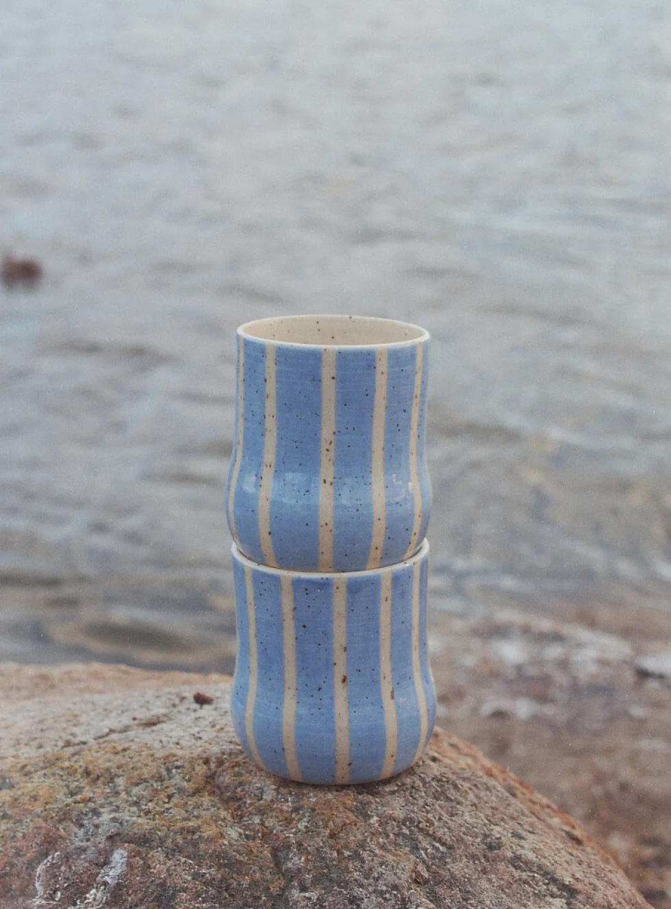Summer Stripe Ceramic Mug