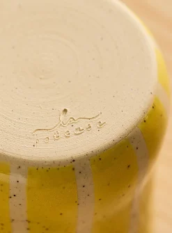 Summer Stripe Ceramic Mug