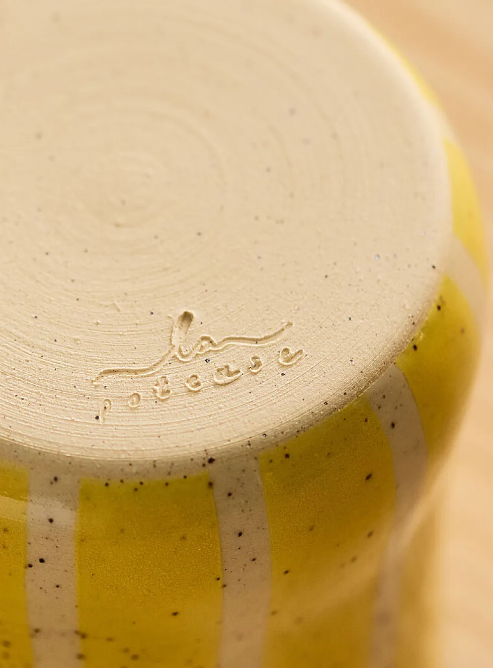 Summer Stripe Ceramic Mug