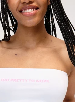 Summery double-layer tube top
