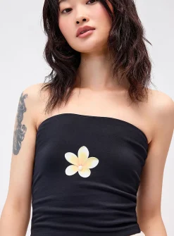 Summery double-layer tube top