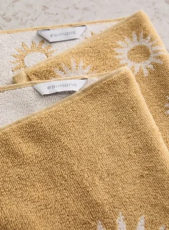 Suns organic cotton hand towels