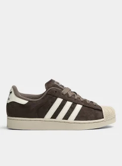 Superstar II coffee nubuck sneakers