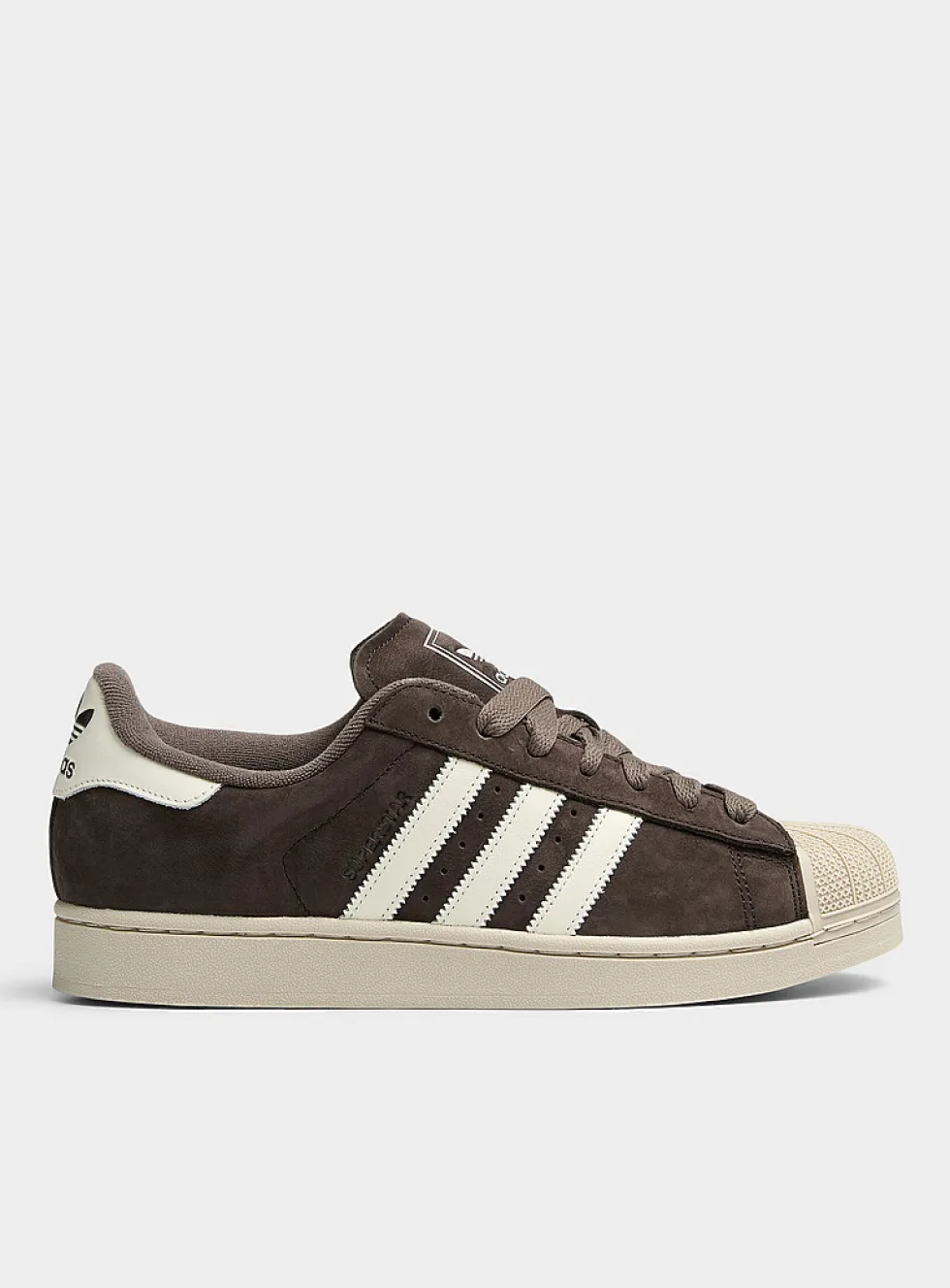 Superstar II coffee nubuck sneakers