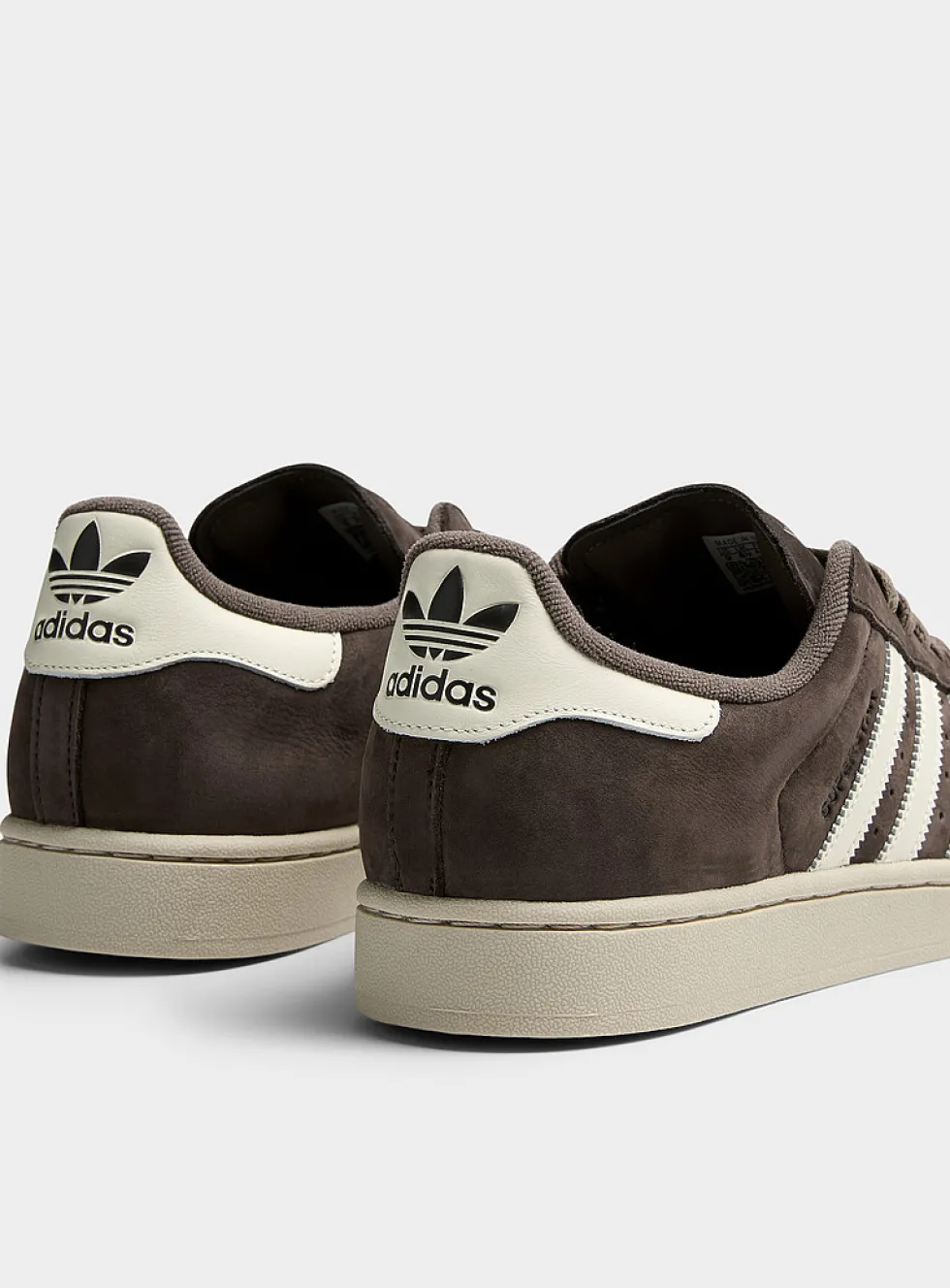 Superstar II coffee nubuck sneakers