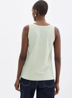 SUPIMA® cotton scoop-neck cami