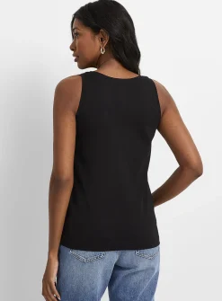 SUPIMA® cotton scoop-neck cami