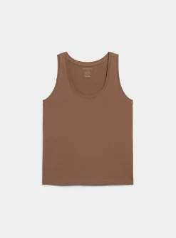 SUPIMA® cotton scoop-neck cami