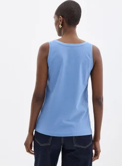 SUPIMA® cotton scoop-neck cami