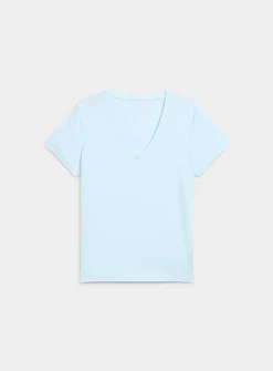 SUPIMA® cotton V-neck T-shirt