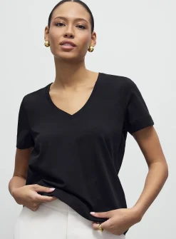 SUPIMA® cotton V-neck T-shirt