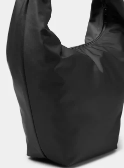 Supple deluxe-fabric hobo bag