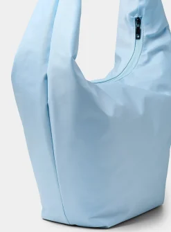Supple deluxe-fabric hobo bag