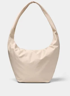 Supple deluxe-fabric hobo bag