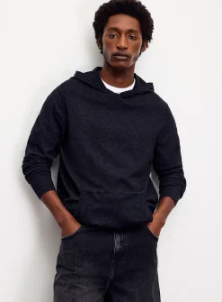 Supple knit hoodie
