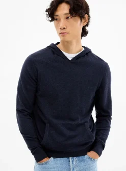 Supple knit hoodie