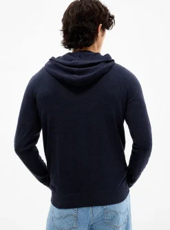 Supple knit hoodie