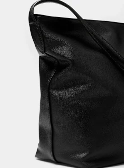 Supple pebbled hobo bag