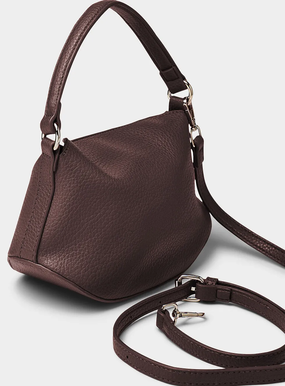 Supple small evening bag