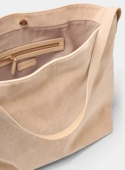 Supple square hobo bag