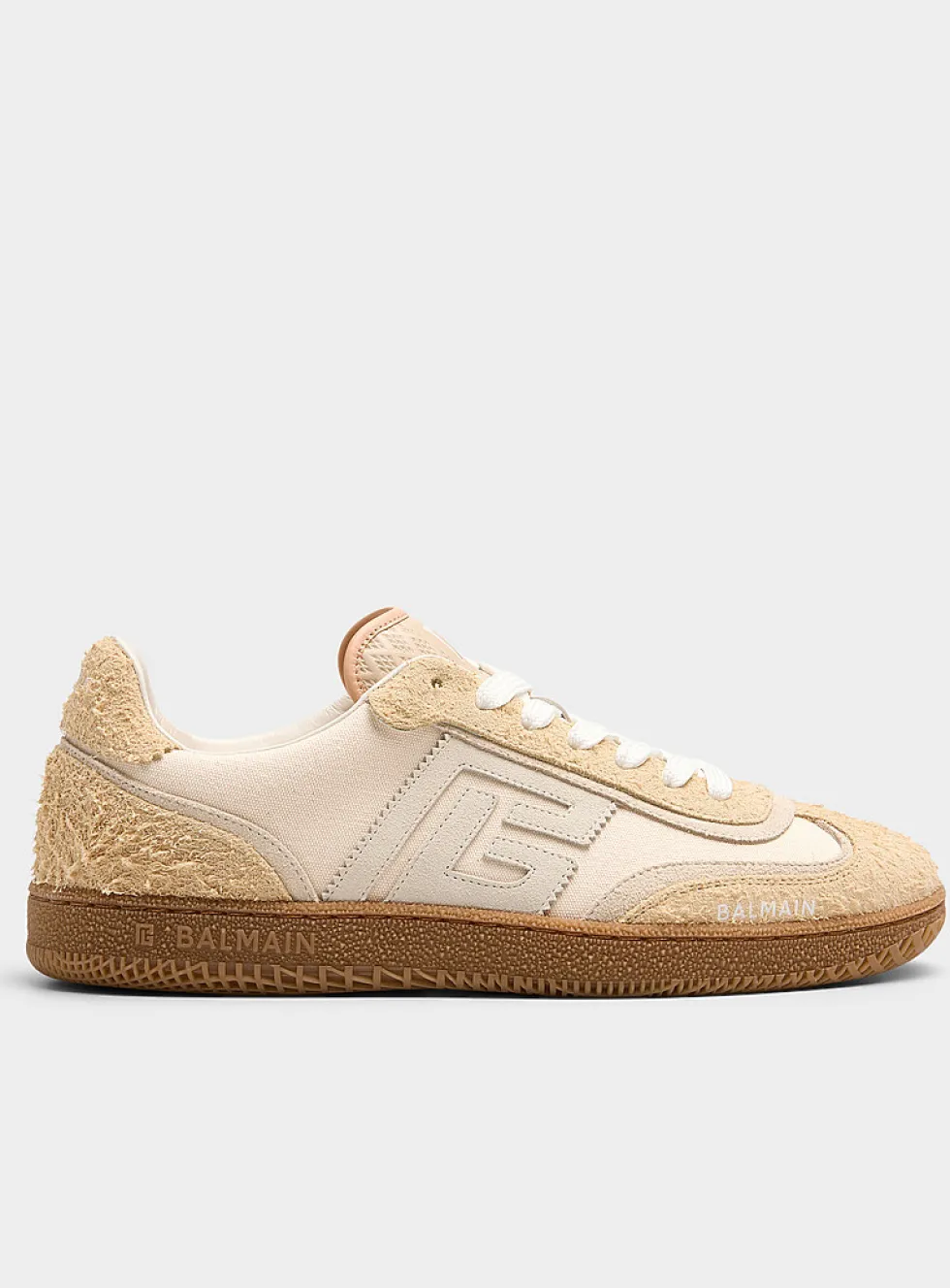 Swan frayed suede sneakers