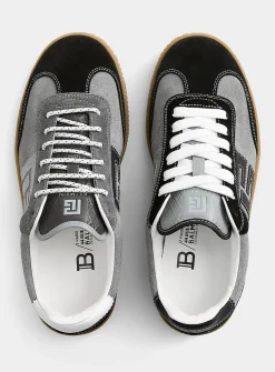 Swan grey suede sneakers