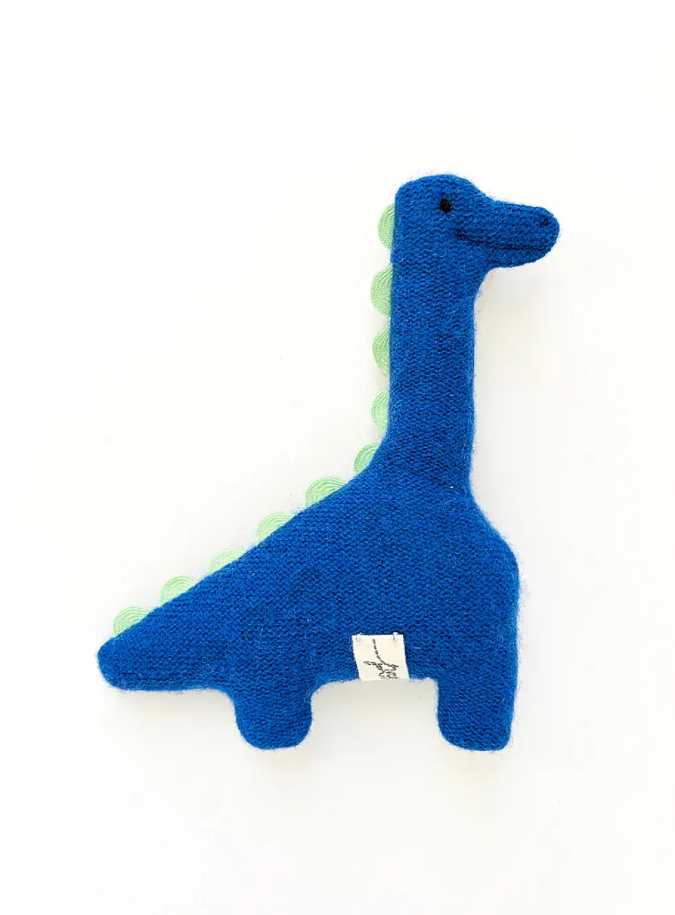 Sweet dino recycled cashmere rattle