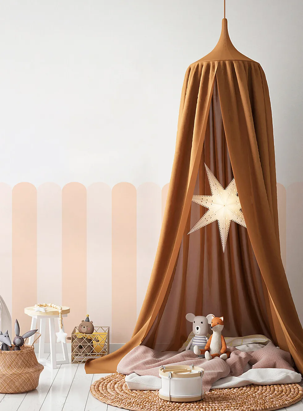 Sweet scallops self-adhesive wallpaper strip