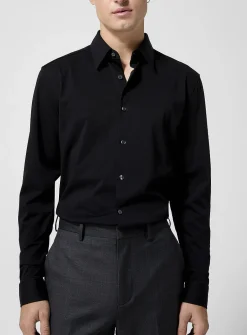 Sylvain structure knit shirt