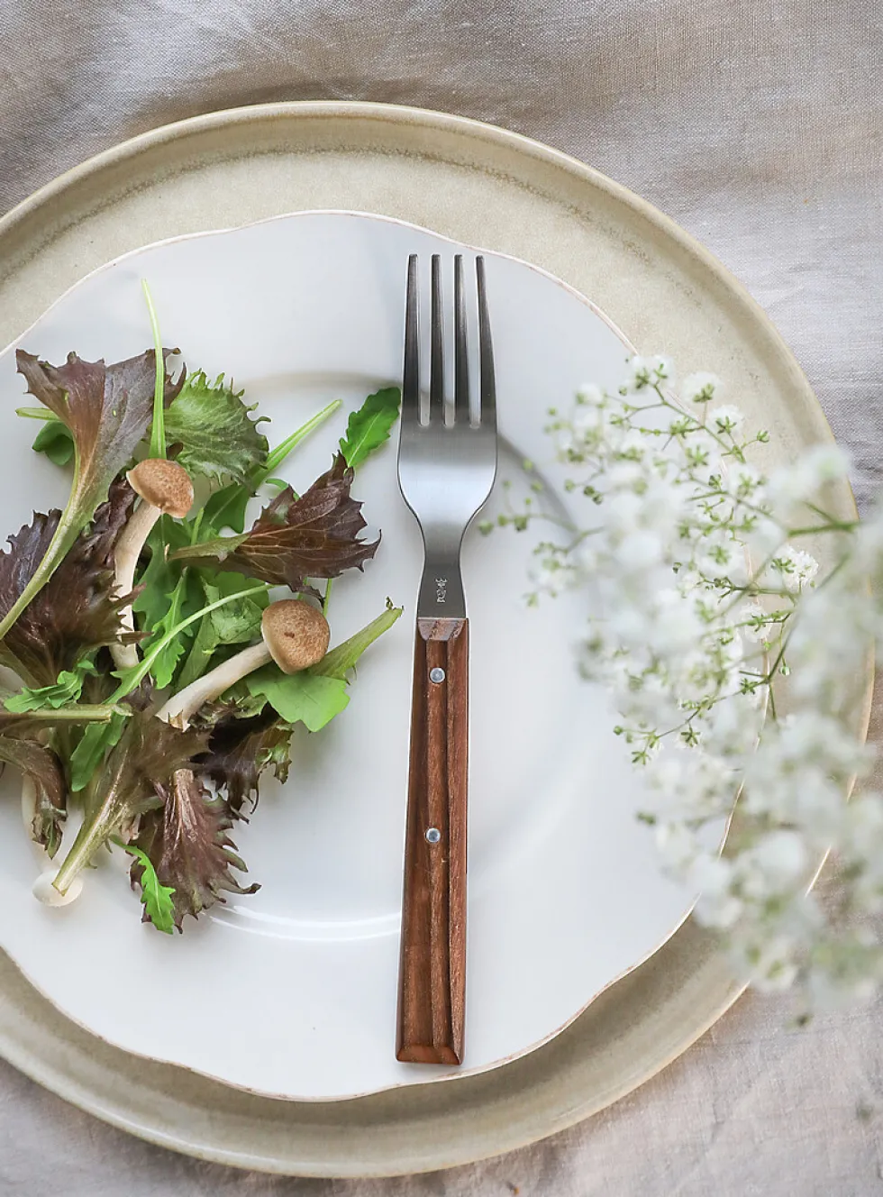 Sylve dark ash wood handle forks