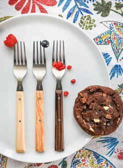 Sylve dark ash wood handle forks