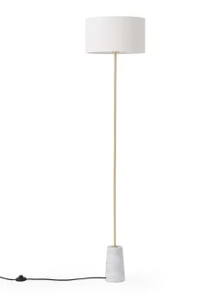 Tab marble base floor lamp